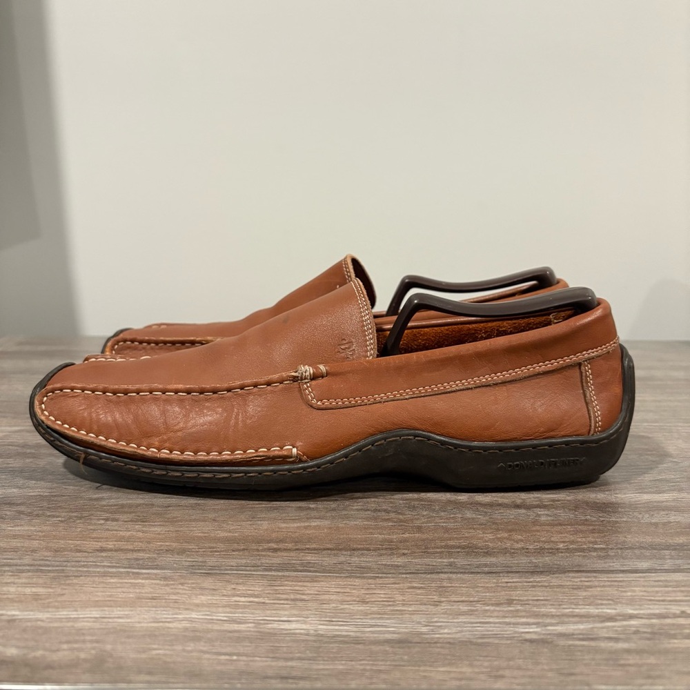 Donald J Pliner Sport Mens Brown Eiver Driver Moccasins 9.5M Casual Money Preppy